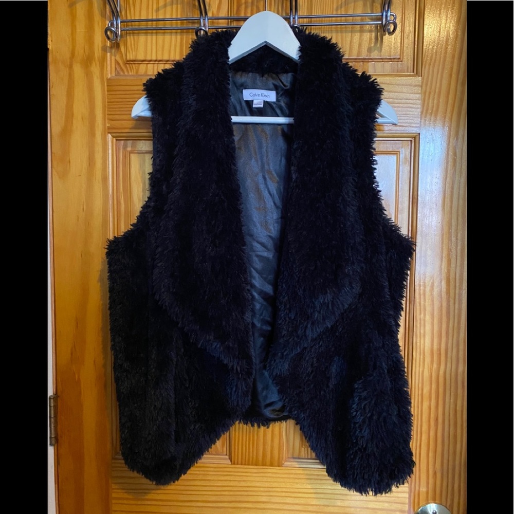 Calvin Klein Faux Fur Vest